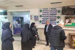 بازدید نماینده مردم رشت و خمام در مجلس از مرکز آموزشی و درمانی الزهرا (س)